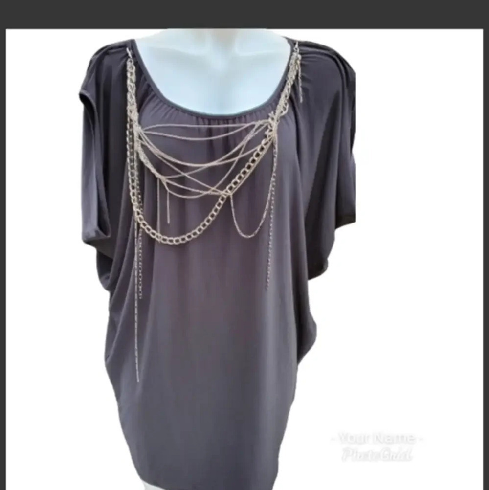 Bisou Bisou oversized chain top 12-16